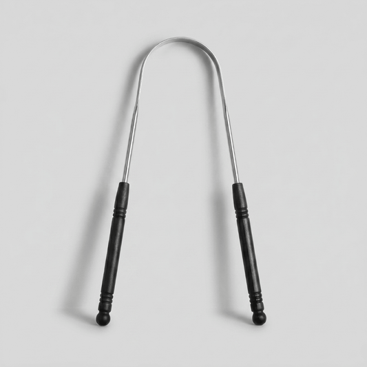 Stainless steel tongue cleaner