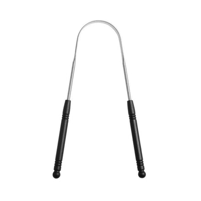 Stainless steel tongue cleaner