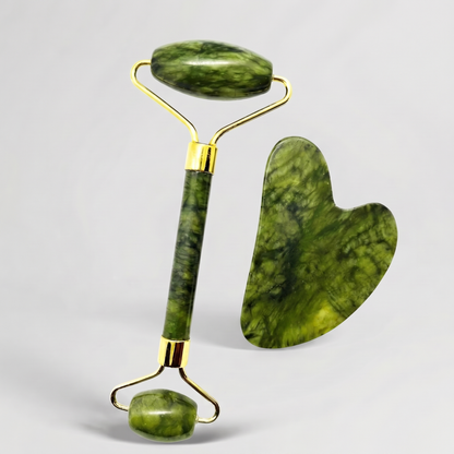 Gua Sha & Jade Roller Set