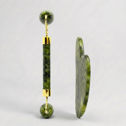 Gua Sha & Jade Roller Set