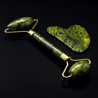 Gua Sha & Jade Roller Set