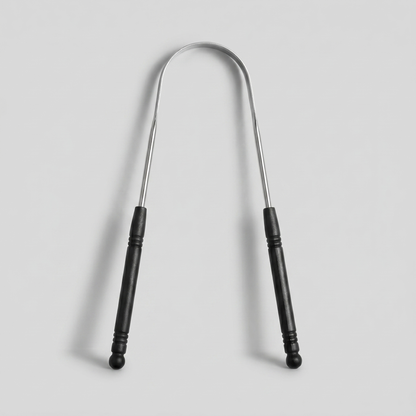 Stainless steel tongue cleaner