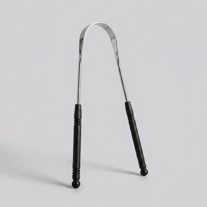 Stainless steel tongue cleaner