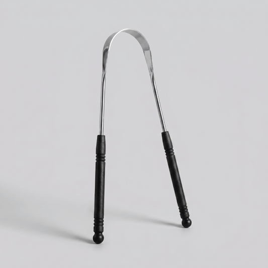 Stainless steel tongue cleaner