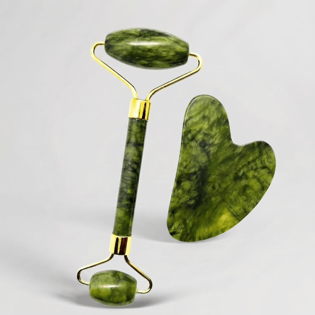 Gua Sha & Jade Roller Set