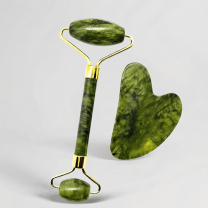 Gua Sha & Jade Roller Set